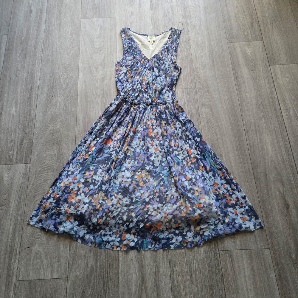Anthropologie Weston Wear floral sleeveless dress size S